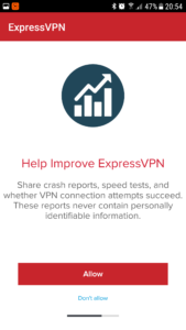 ExpressVPN allow