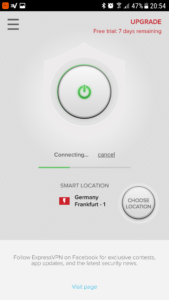 ExpressVPN on line