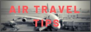 Air Travel Tips Category